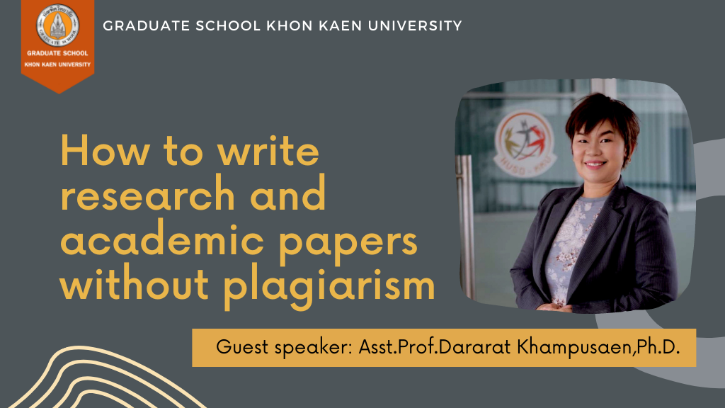 GSKKU-How to write research and academic papers without plagiarism